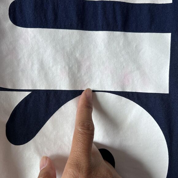 Nike USA Shirt Mens XL Navy Blue Graphic Swoosh Flag Short Sleeve T-Shirt Tee - Picture 5 of 9